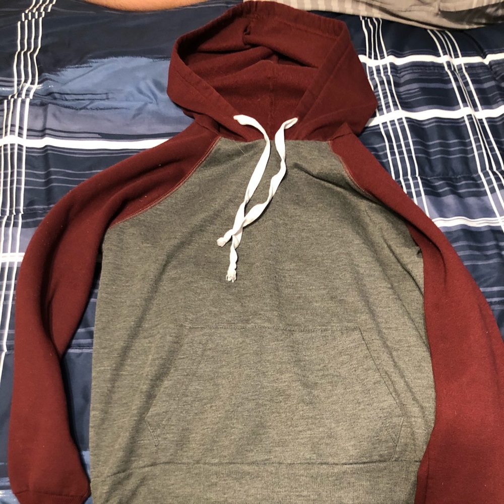 Red and grey Rue21 hoodie